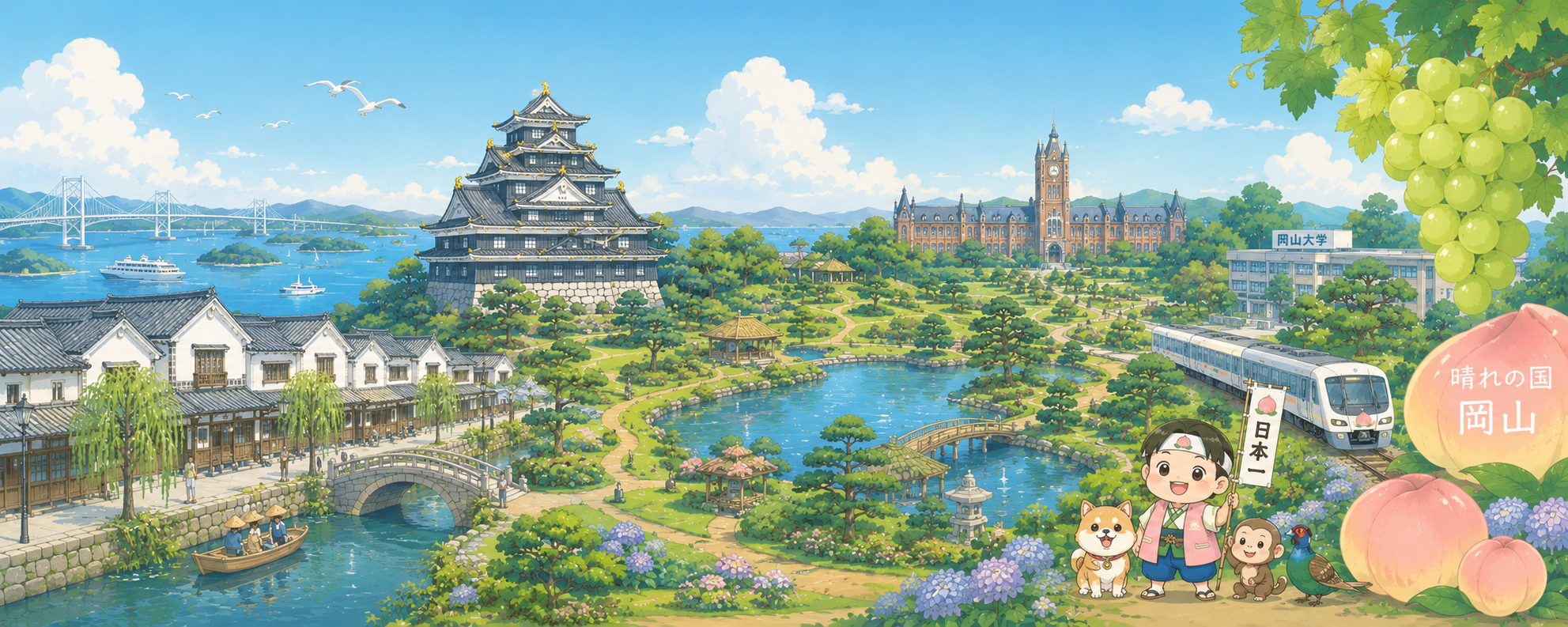 晴れの国 岡山